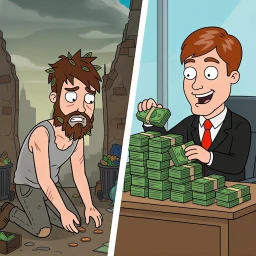 Biểu tượng Poor to Rich: Hobo Simulator