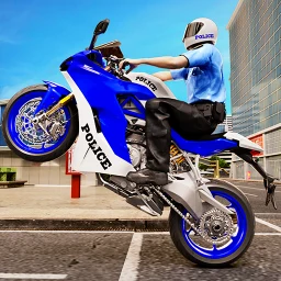 Biểu tượng Motorbike 3D: Police Bike Game